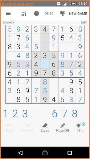 Sudoku King screenshot