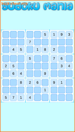Sudoku Mania screenshot