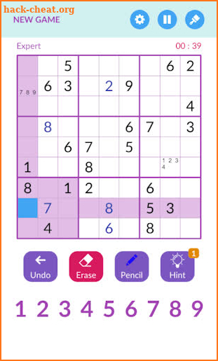 Sudoku Plus 5000 screenshot