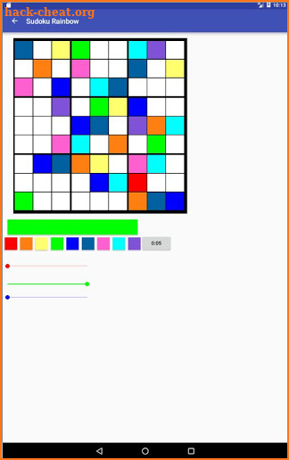 Sudoku Rainbow screenshot