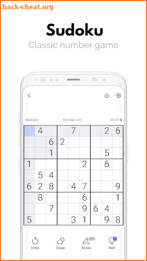Sudoku - Sudoku puzzle, Brain game, Number game screenshot