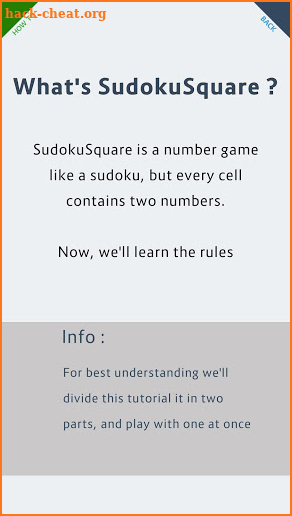 SudokuSquare screenshot
