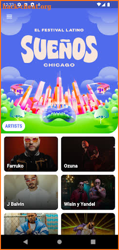 Sueños Music Festival screenshot