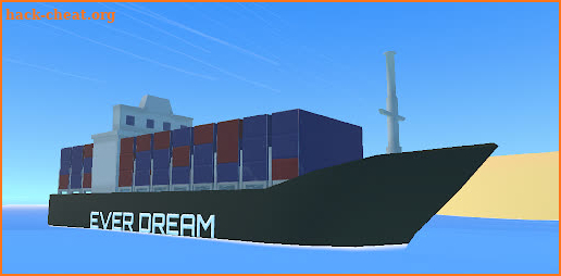 Suez canal stuck ship game screenshot