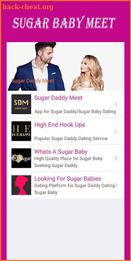 Sugar Baby Meet - App for Sugar Daddy/Baby Dating screenshot