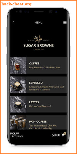 Sugar Browns Coffee screenshot