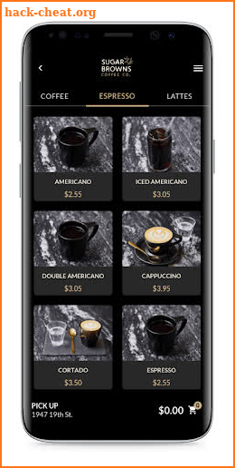 Sugar Browns Coffee screenshot