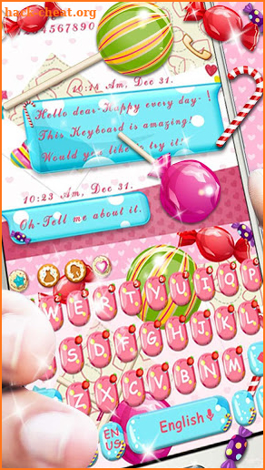 Sugar Colorful Keyboard screenshot