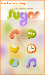 Sugar GO Launcher Theme screenshot
