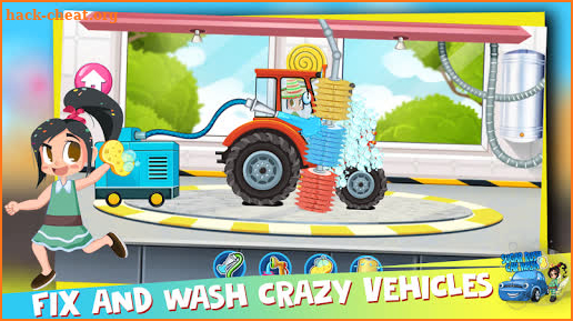 Sugar Ruch - Car Cleaning and Repairing Kids Game screenshot