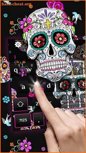 Sugar Skull Keyboard screenshot