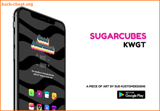 Sugarcubes KWGT screenshot