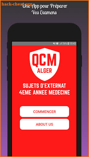 Sujets d'externat 4ème médecine Alger screenshot
