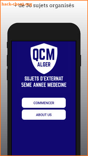Sujets d'externat 5ème médecine Alger screenshot