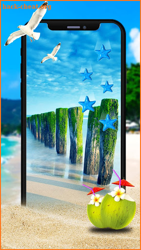 Summer Beach APUS live wallpaper screenshot