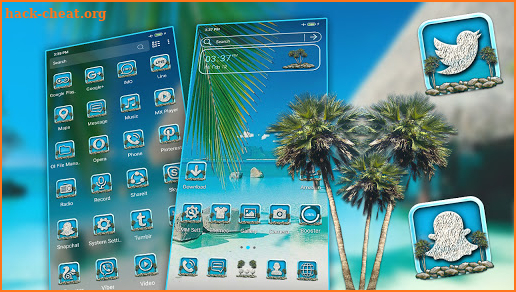 Summer Beach Theme screenshot