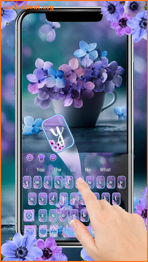 Summer Flower Keyboard Theme screenshot