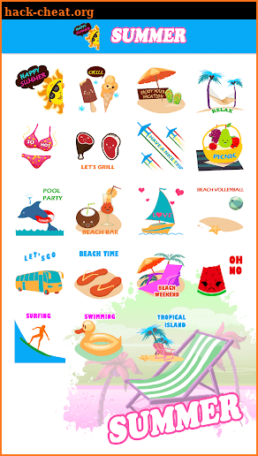 Summer Holiday Sticker GIF screenshot