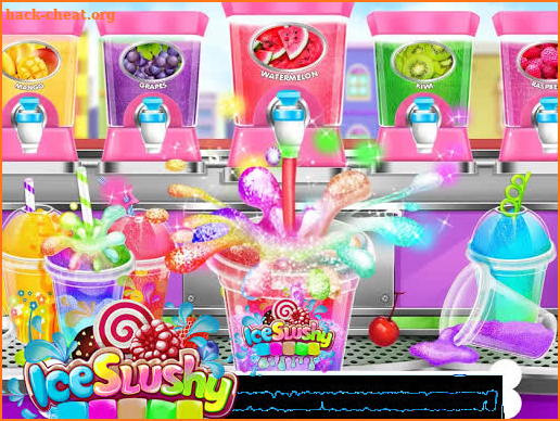 Summer Ice Slushy : Rainbow Ice Maker screenshot