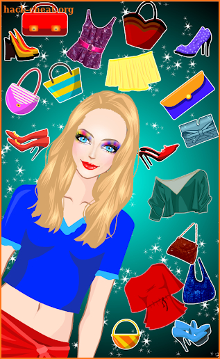 Summer Makeup and Doll Dress up screenshot