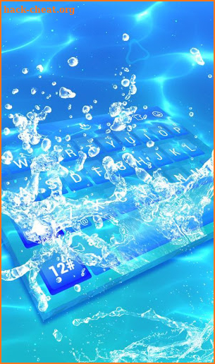 Summer Seawater Keyboard Theme screenshot