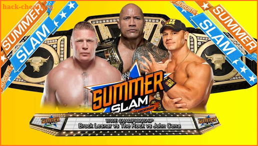 Summer Slam WWE : Summer Slam WWE , Top Matches screenshot