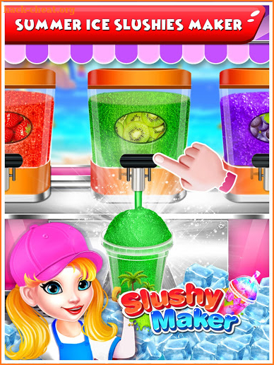 Summer Slushy Maker - Slushy Maker Shop Games screenshot
