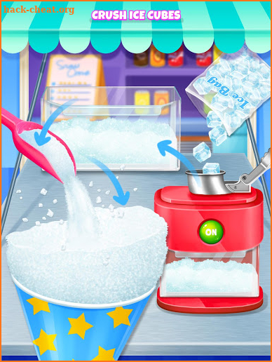 Summer Snow Cone - Icy Rainbow Food Maker screenshot