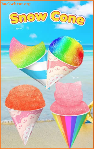 Summer Snow Cone Maker Rainbow & Dessert Maker screenshot