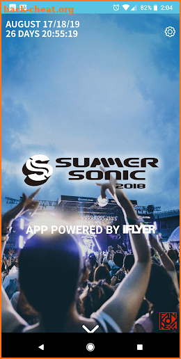 SUMMER SONIC app screenshot