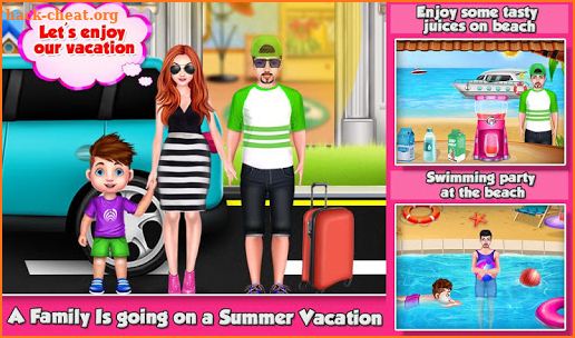 Summer Vacation Planning - Family Trip Game screenshot