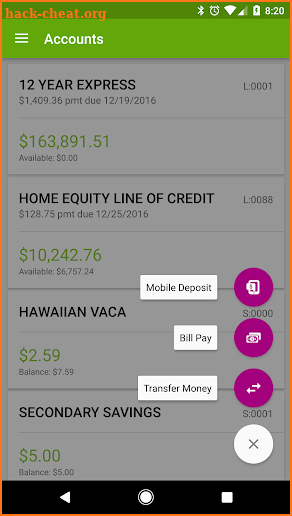 Summit Credit Union Mobile screenshot