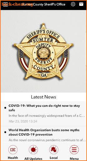 Sumter County Sheriff (GA) screenshot