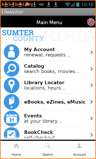 SumterFL Library2Go! screenshot