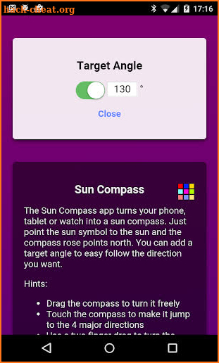 Sun Compass screenshot