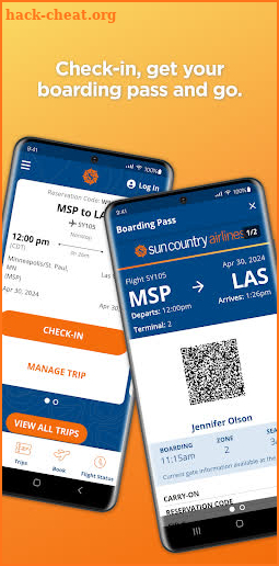 Sun Country Airlines screenshot