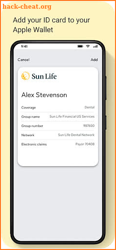Sun Life Dental (U.S.) screenshot