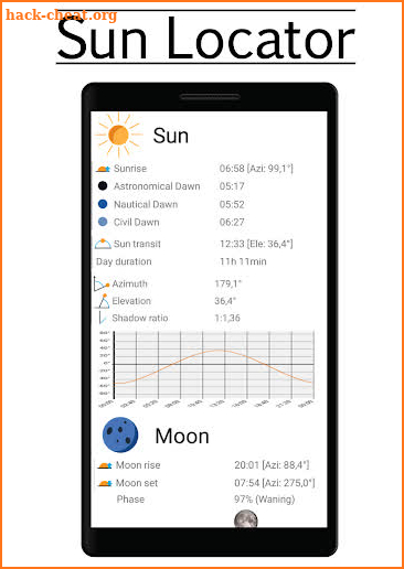 Sun Locator Lite (Sun and Moon) screenshot