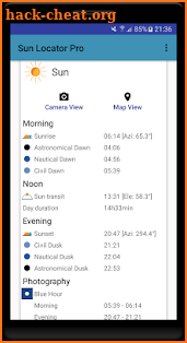 Sun Locator Pro screenshot