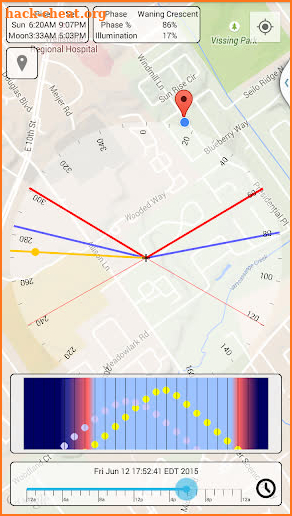 Sun Position Map screenshot