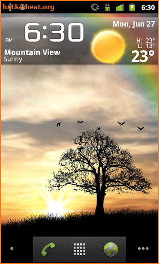 Sun Rise Pro Live Wallpaper screenshot