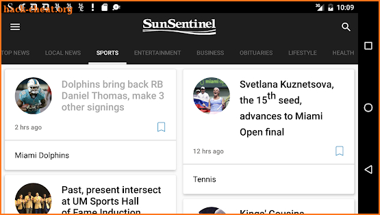 Sun Sentinel screenshot