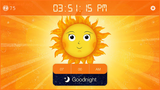 Sun to Moon Sleep Clock screenshot