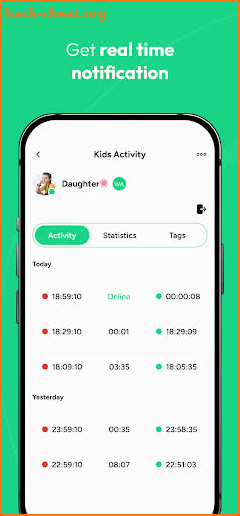 Suna: Parental Online Tracker screenshot