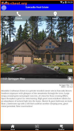 Suncadia Real Estate screenshot