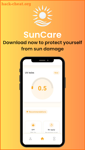 SunCare: UV & Sunscreen Alert screenshot