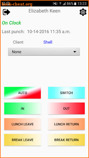 Sundial Mobile Punch screenshot