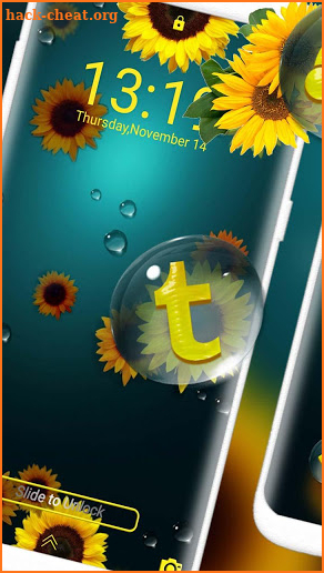 Sunflower Launcher Theme screenshot