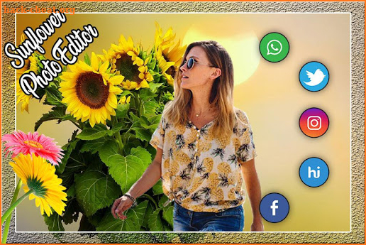 Sunflower Photo Editor screenshot