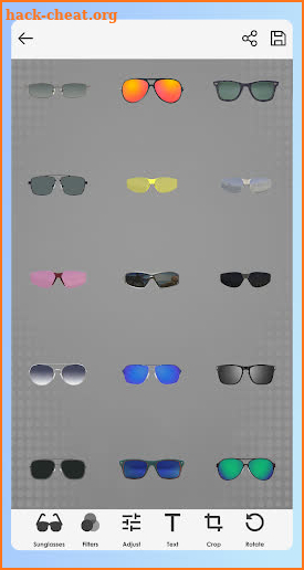 Sunglasses Photo Editor screenshot